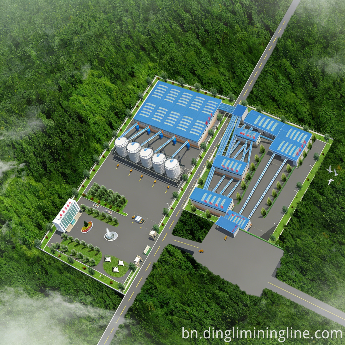 High-Purity Stone Aggregate Line